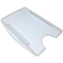 Protetor para Crachá Rígido Transparente Fosco 54X86MM - Caixa com 50