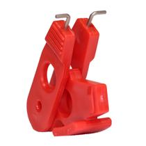 Protetor para disjuntor din azul tagout