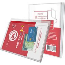Protetor Para Documentos Cnh+Cartao Acrilico Cristal