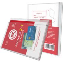 Protetor para Documentos Cnh+cartão Acrílico Cristal