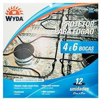 Protetor para Fogão 4 e 6 Bocas com 12 Unidades 27x27cm Wyda