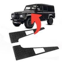 Protetor Para-lama Land Rover Defender 90 e 110 Alumínio Full Preto