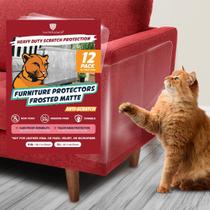 Protetor para Móveis contra Arranhões de Gato Panther Armor Kit com 12 Peças Acabamento Fosco