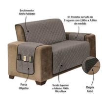 Protetor para Sofá de 2 Lugares Manu King Protetor para Sofá de 2 Lugares Manu King