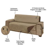 Protetor para Sofá de 4 Lugares Manu Protetor para Sofá de 4 Lugares Manu