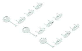 Protetor para Tomada Joy em Plástico com 9 Peças 3,2x2,2x1,6cm - Ordene