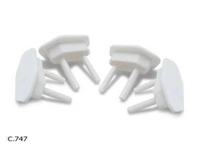 protetor para tomadas em pvc com 5 unidades