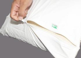 Protetor para travesseiro com zíper impermeável branco sênior care 13922