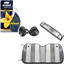 Protetor Parabrisa Quebra Sol Carros E Cheirinho Vanilla Mia