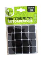 Protetor Pé de Móveis Feltro Auto Adesivos 32 peças 2 x 2 cm.