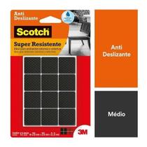 PROTETOR PÉS MÓVEIS ANTI DESLIZANTE SCOTCH 3M 25 x 25 x 3,5mm