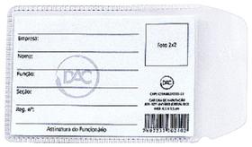 Protetor Plastico Habilitacao 70 X 105 Mm Dac 100 Unidades Protetor Plastico Habilitacao 70 X 105 Mm Dac 100 Unidades