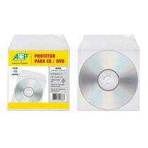 Protetor Plástico P/ CD Pacote C/10 Unidades Ref. P-17 - Acp