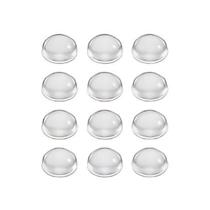 Protetor Porta Adesivo Gota Redondo Parede Maçaneta 12 Peças