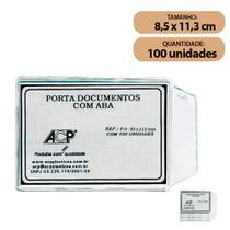 Protetor Porta Documentos com Aba Acp 85x113mm P-8 C/100
