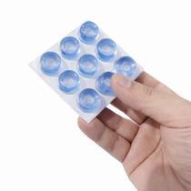 Protetor PVC Silicone 22mm Anti Impacto Ruído Amortecedor Porta Maçaneta Moveis Gaveta Mesa Casa 9Un