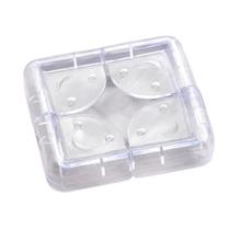 Protetor Quina Delicado Kit 4 Silicone De Móveis Mesa Cantoneira Protetor Quina Delicado Kit 4 Silicone De Móveis Mesa Cantoneira