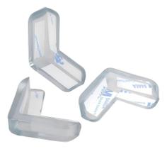 Protetor Quina Móveis Cantoneira Silicone Bebê 8 Unidades Co