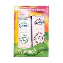 Protetor Red Apple Summer FPS50 125ml + Protetor Facial FPS70 60g Protetor Red Apple Summer FPS50 125ml + Protetor Facial FPS70 60g