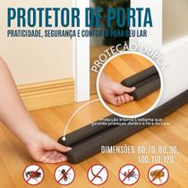 Protetor Rolinho Veda Porta Impermeável 70/80/90/100/110/120 cm Previne Poeiras e Insetos Protetor Rolinho Veda Porta Impermeável 70/80/90/100/110/120 cm Previne Poeiras e Insetos