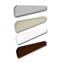 Protetor Salva Porta 4cm x 10cm Altura Fabricado em Aço Galvalume Pintura Eletrostática Tapa Frestas