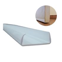 Protetor Salva Porta Ajustável de Encaixe 100cm Branco