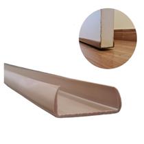 Protetor Salva Porta Ajustável de Encaixe 80cm Marrom