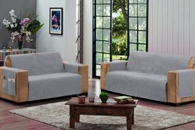 Protetor Sofa Capa Manta Matelado 03 e 02 Lugares Bolso Lateral