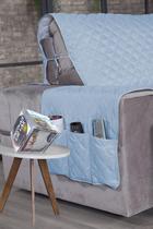 Protetor Sofá Retrátil Ass. 1,50m Micropercal 2Md Az Claro Protetor Sofá Retrátil Ass. 1,50m Micropercal 2Md Az Claro