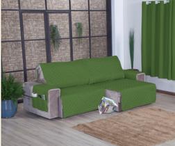 Protetor Sofá Retrátil Ass 1,80m Micropercal 2Md Verde Oliva Protetor Sofá Retrátil Ass 1,80m Micropercal 2Md Verde Oliva