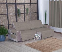 Protetor Sofá Retrátil Ass. 2,30m Micropercal 2Md Caramelo Protetor Sofá Retrátil Ass. 2,30m Micropercal 2Md Caramelo