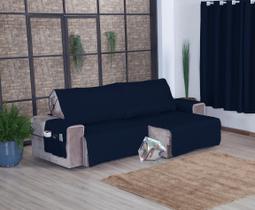 Protetor Sofá Retrátil Ass. 3,00m Micropercal 2Md Az Marinho Protetor Sofá Retrátil Ass. 3,00m Micropercal 2Md Az Marinho