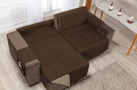 Protetor sofa retratil e reclinavel 3 lugares 1.80 de assento 2 modulos dupla face rios enxovais