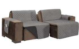 Protetor sofa retratil e reclinavel 3 lugares 1.80 de assento 2 modulos dupla face rios enxovais