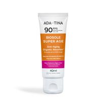Protetor Solar 12HS Anti-Idade Toque Seco Anti-Calor Biosole Super Age FPS 90 -40ml Protetor Solar 12HS Anti-Idade Toque Seco Anti-Calor Biosole Super Age FPS 90 -40ml