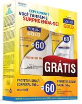 Protetor Solar 200ml Gold Fps 60 + Protetor Facial - Nutriex