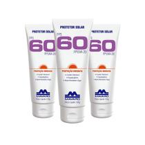 Protetor Solar 60FPS Mavaro 120GR Kit com 3 Protetor Solar 60FPS Mavaro 120GR Kit com 3