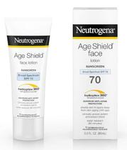 Protetor Solar 70 Spf Neutrogena Age Shield Face Oil Free - EUA Protetor Solar 70 Spf Neutrogena Age Shield Face Oil Free - EUA