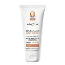 Protetor Solar Ada Tina Biosole BB Cream Fondotinta FPS 60 40ml 35 Miele