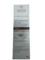 Protetor Solar Adcos Mousse FPS50 Tonal Nude 40G
