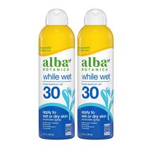 Protetor solar Alba Botanica While Wet Spray SPF 30 150mL (x2)