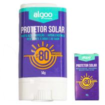 Protetor Solar Algoo Fps 80 Facial Ciclismo Corrida Bastão