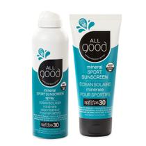 Protetor solar All Good Sport Face & Body 30 SPF Spray e Loção Protetor solar All Good Sport Face & Body 30 SPF Spray e Loção