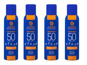 Protetor Solar AN Sport Spray FPS 50 Não Escorre Kit C/4 und