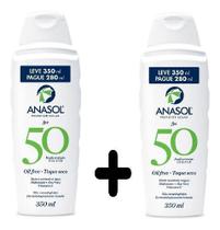 Protetor Solar Anasol Fps 50 Oil Free- Kit C/2 350ml- Grande