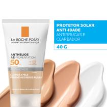 Protetor solar anti-idade clareador la roche-posay anthelios ae-pigmentation fps50 cor clara 40g