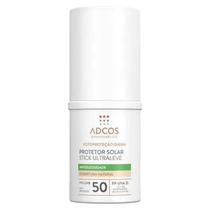 Protetor Solar Antioleosidade com Cor Adcos Stick Ultraleve FPS50 - 15g - Peach
