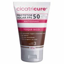 Protetor Solar Antissinais Cicatricure FPS 50 Cor Escura 3