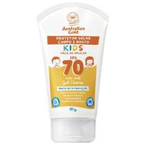 Protetor Solar Australian Gold Kids FPS70 Gel Creme Corpo e Rosto 120g