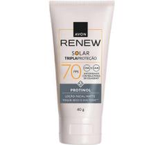 Protetor Solar Avon Renew Tripla Proteção Fps 50/70 - 40 g